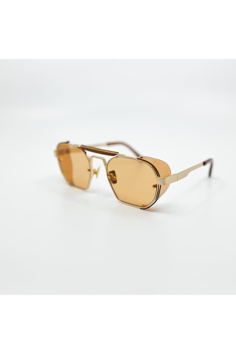 Sully Walnut Sunglasses, Alternate, color, Orange