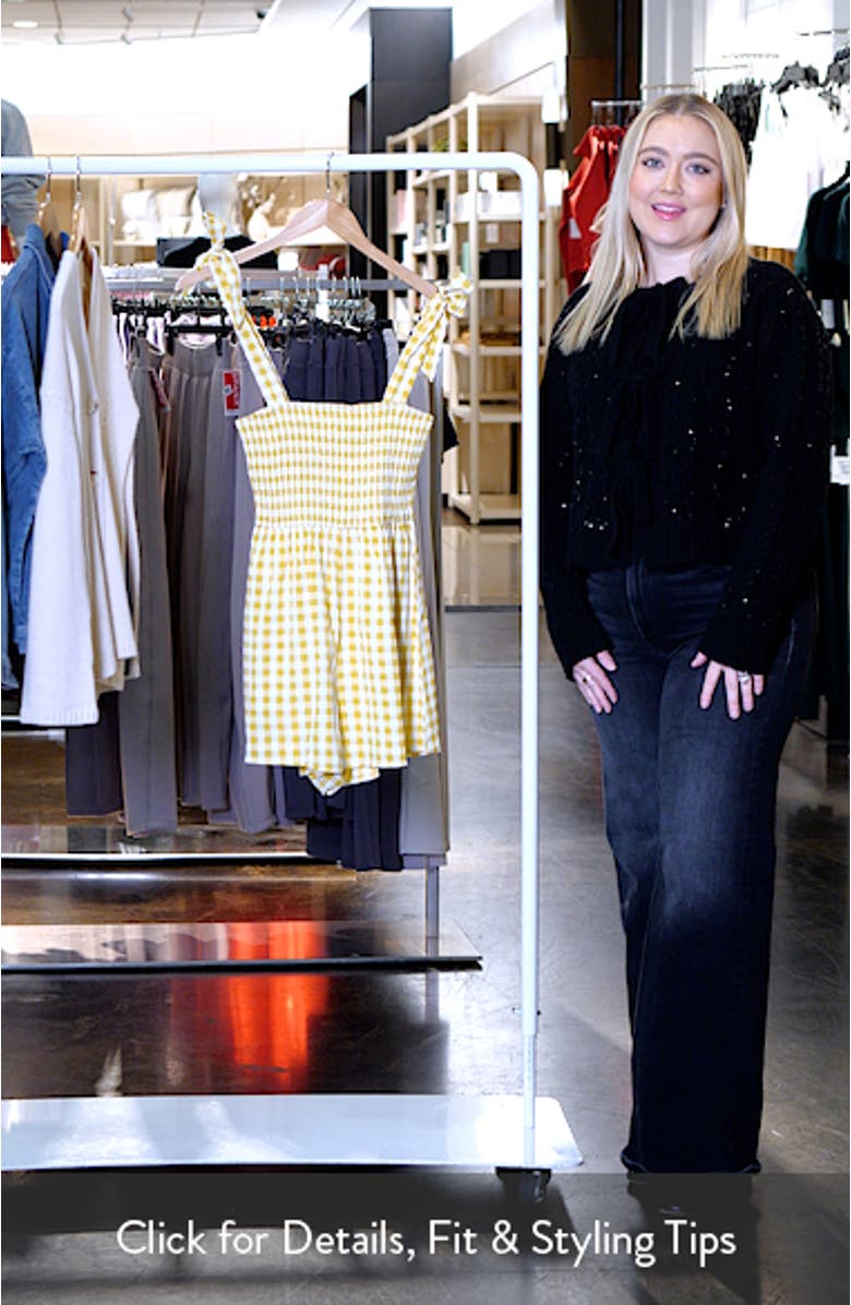 Simo Tie Strap Romper, sales video thumbnail