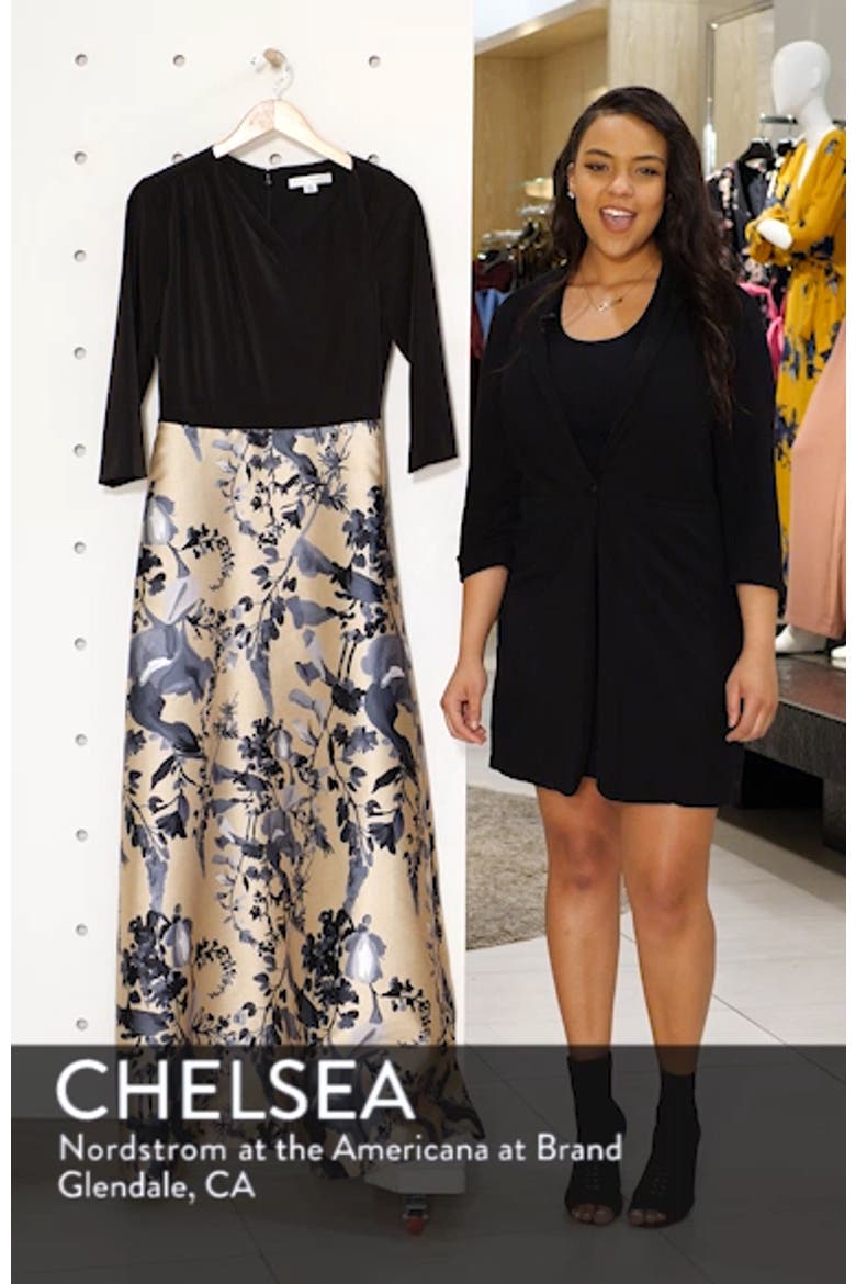 Drape Neck Evening Dress video