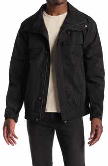 Noize Bonded Poly Rain Bomber Jacket