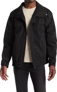 Noize Bonded Poly Rain Bomber Jacket
