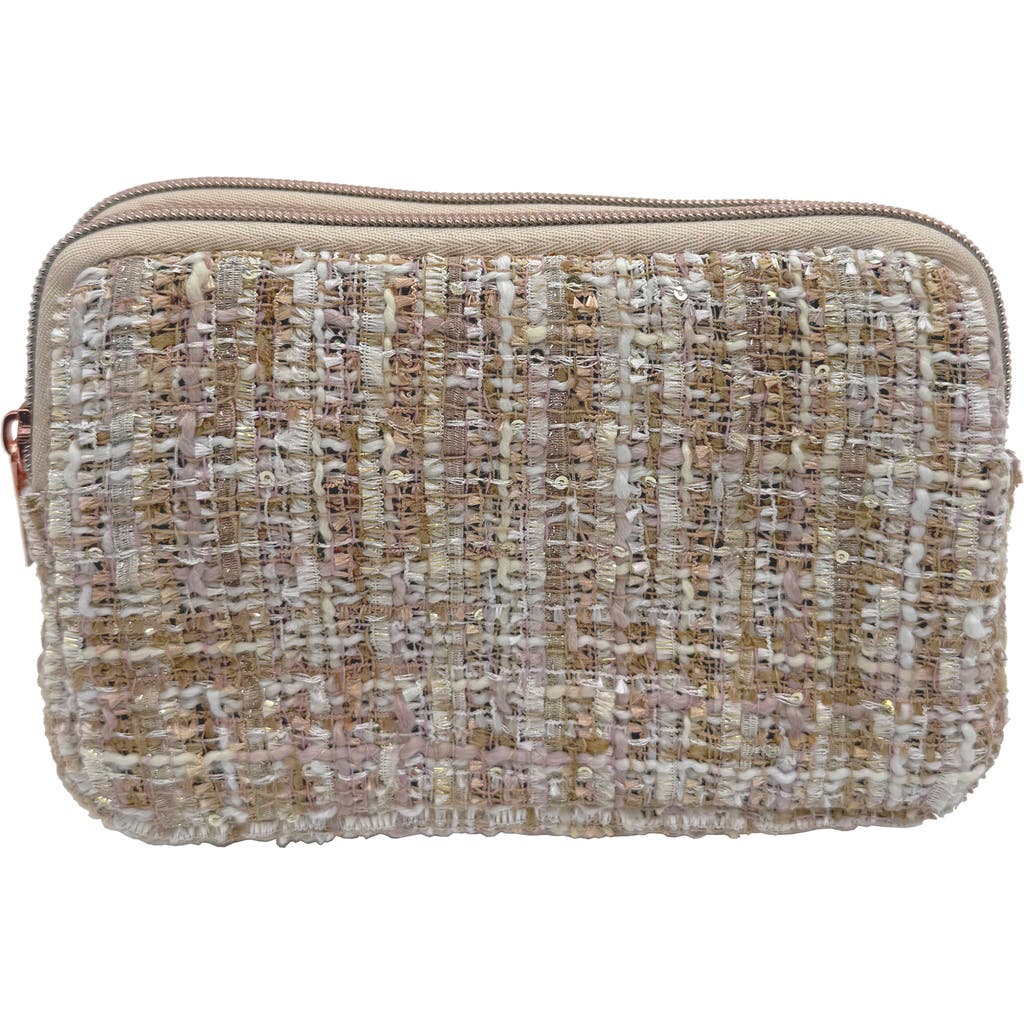 Mytagalongs Double Zip Easy View Pouch In Multi