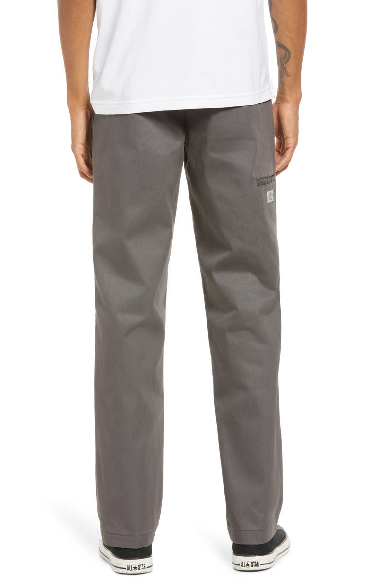 Dickies Men's R2R Slim Straight Double Knee Pants, Alternate, color, Slate