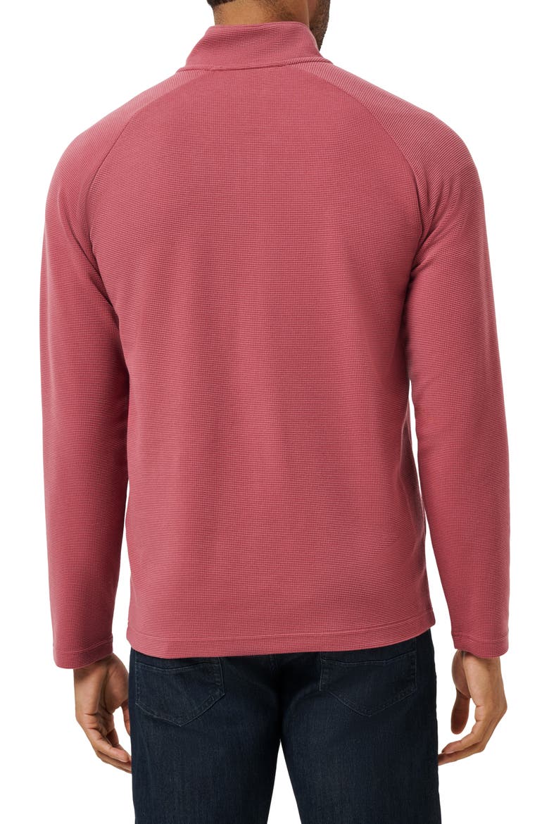 Thermal Quarter Zip Pullover, Alternate, color, ROAN ROUGE
