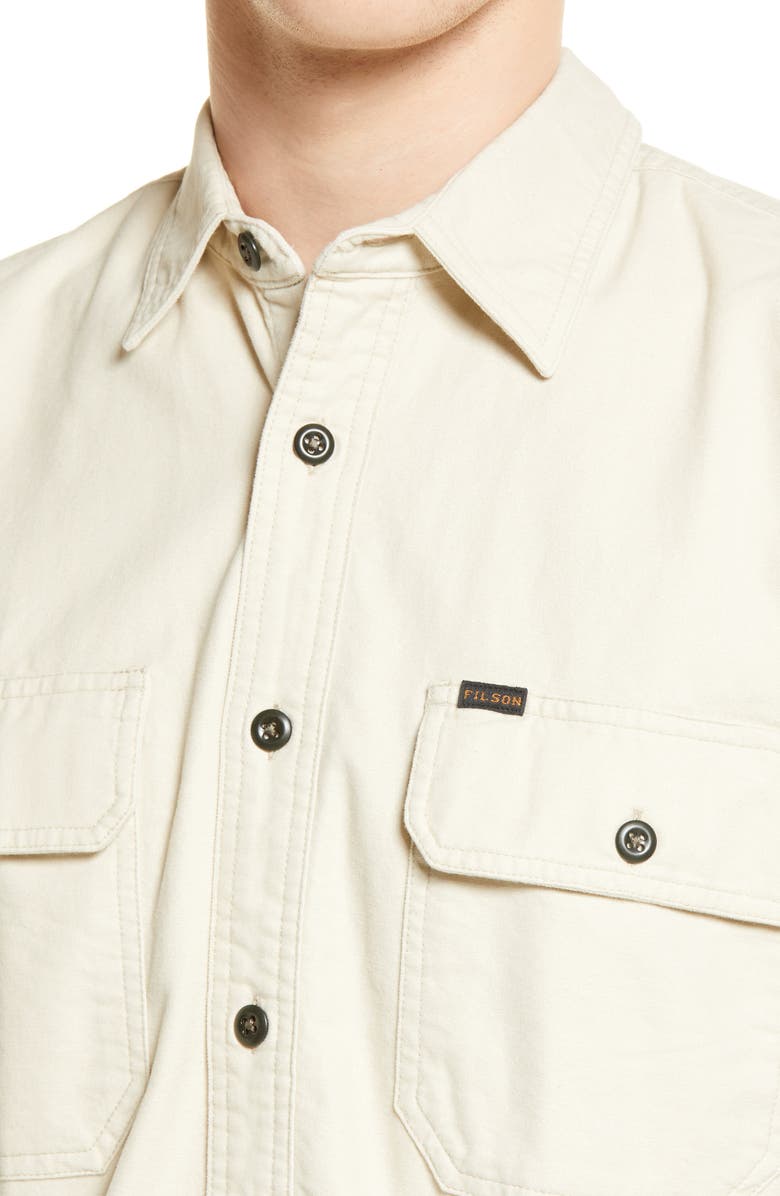 Filson Field Flannel Button-Up Shirt, Alternate, color, 
