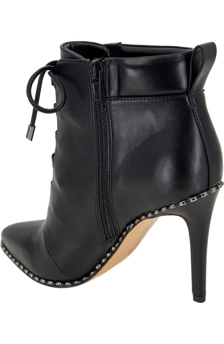 BCBGeneration Hinna Pointy Toe Lace-Up Bootie, Alternate, color,