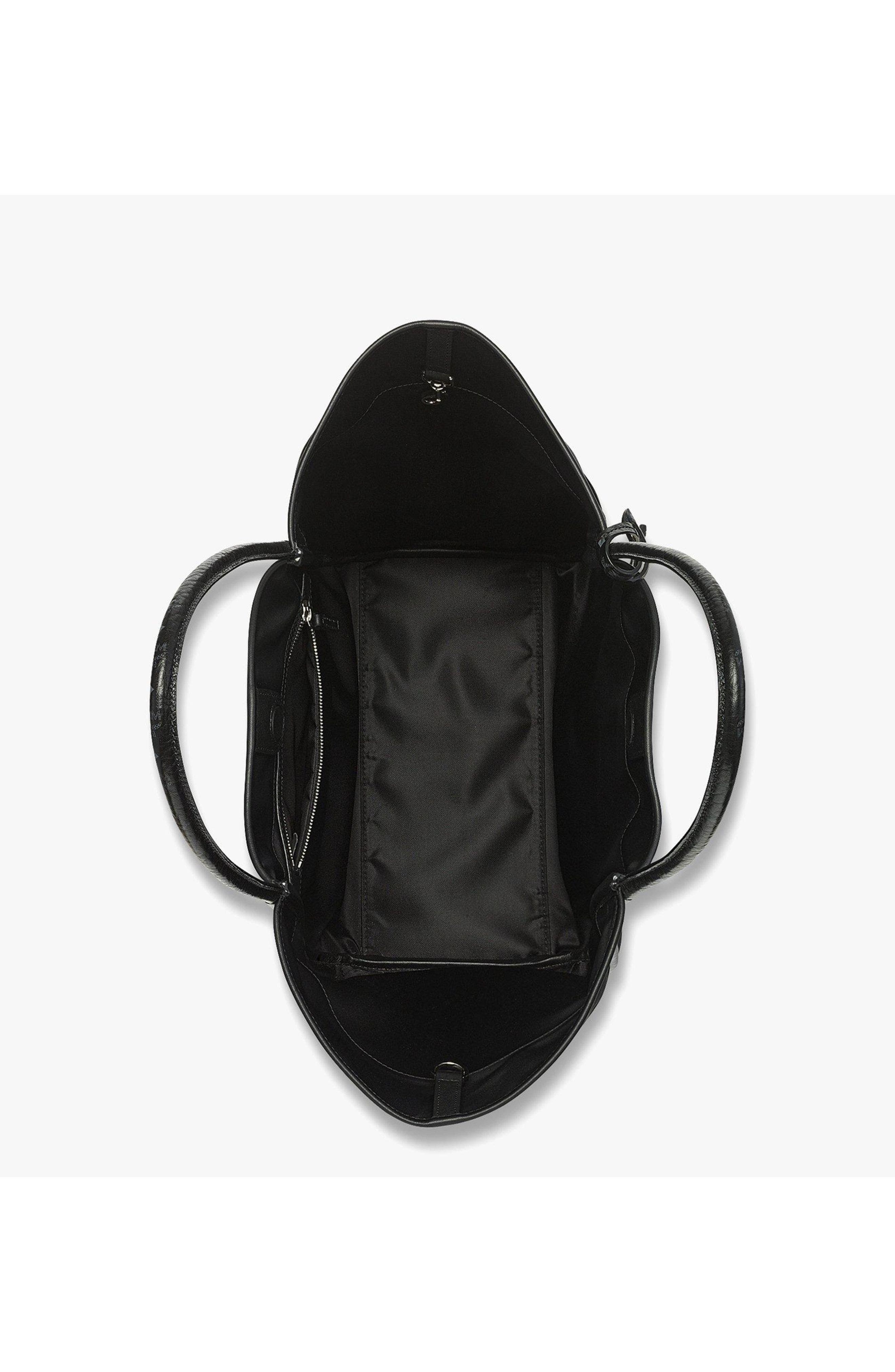 MCM Aren Shopper in ECONYLÂ<sup>®</sup> and Leather, Alternate, color, 