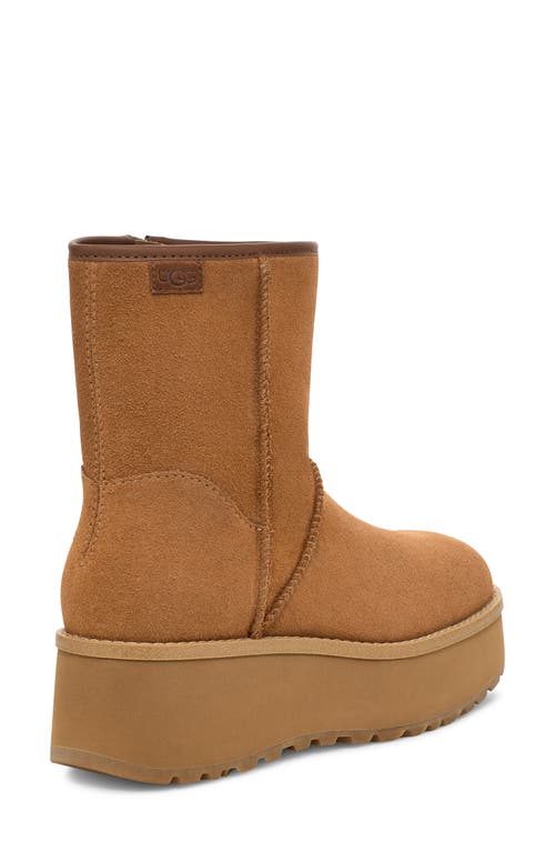 Ugg ® Cityfunc Mid Platform Bootie In Chestnut