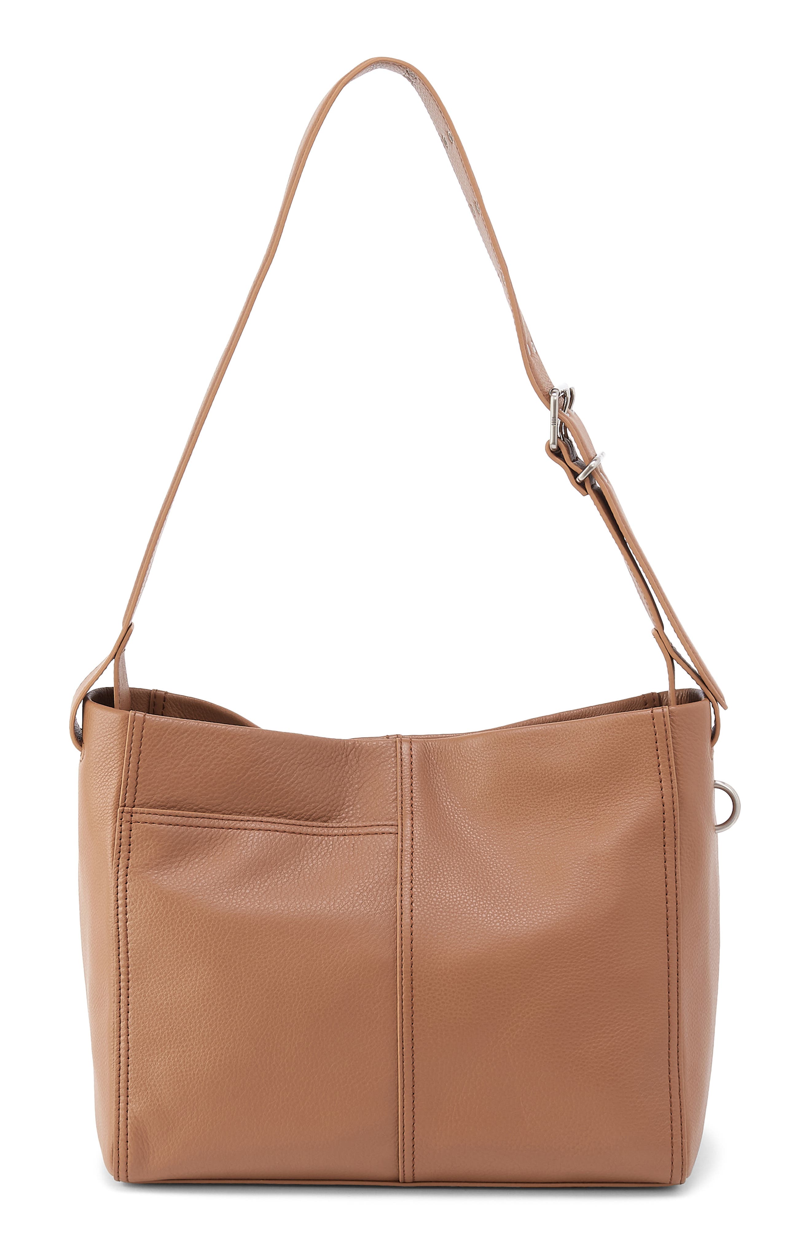 HOBO Render Leather Shoulder Bag, Main, color, Brown Sugar