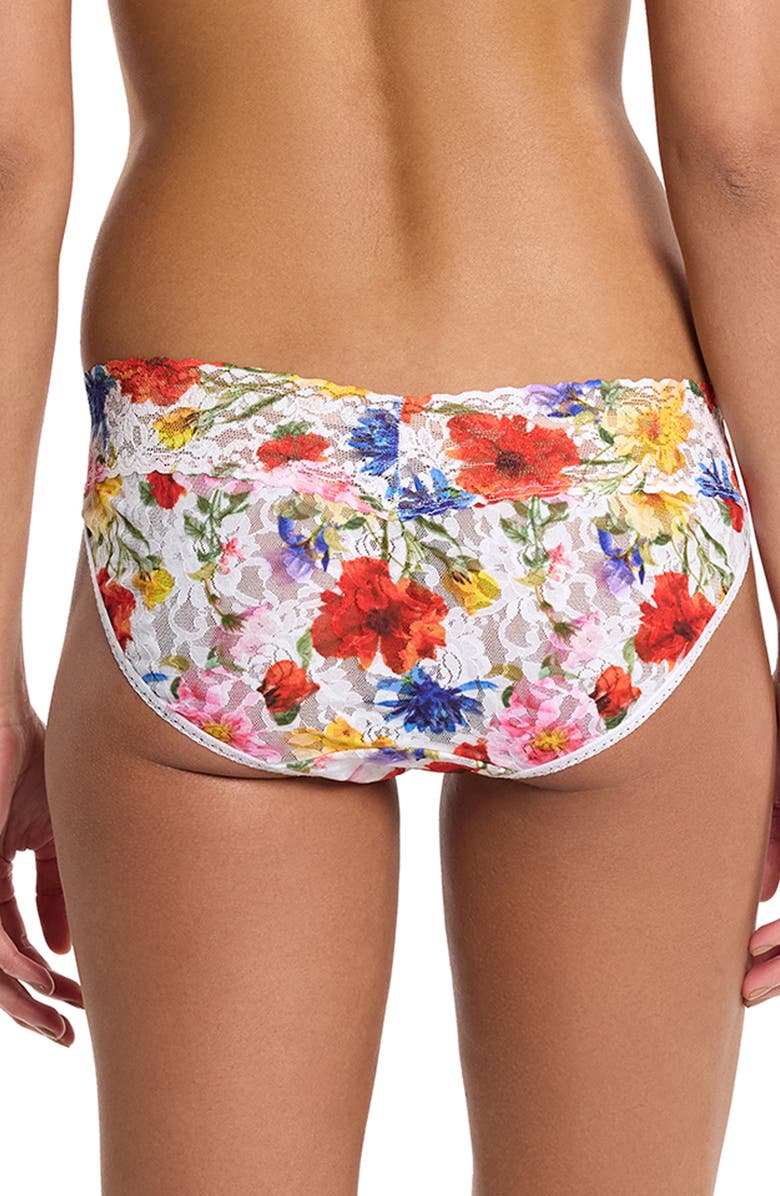 Hanky Panky Lace Vikini, Alternate, color, Meadow Mix
