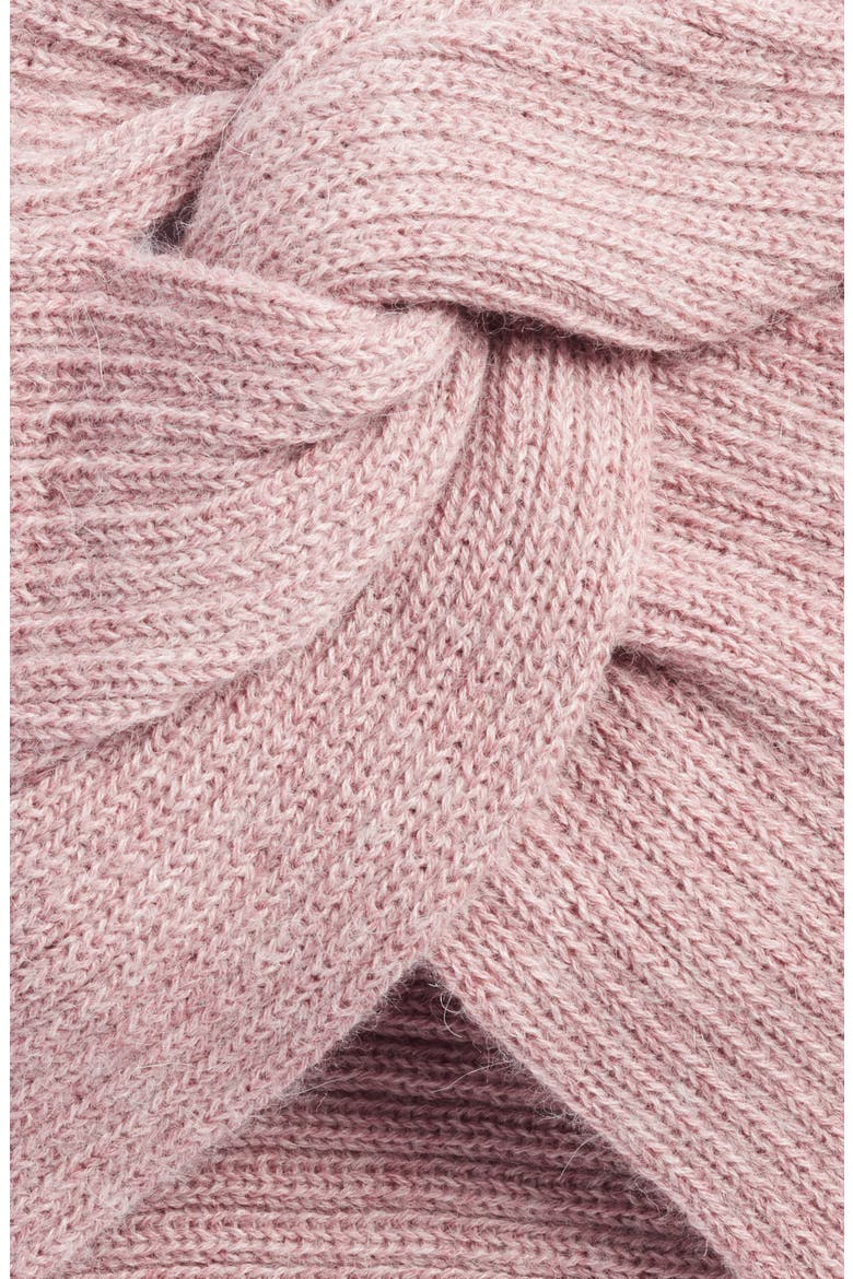 Gold Alpaca Turban, Alternate, color, ROSE