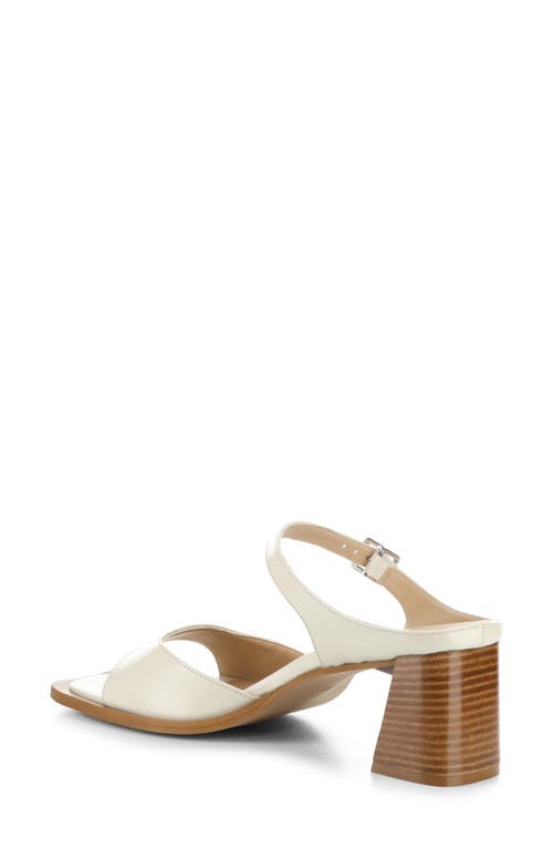 Bos. & Co. Braylen Slide Sandal In Cream