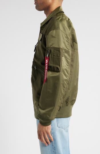Alpha Industries CWU 36/P Mod Mixed Media Jacket | Nordstrom