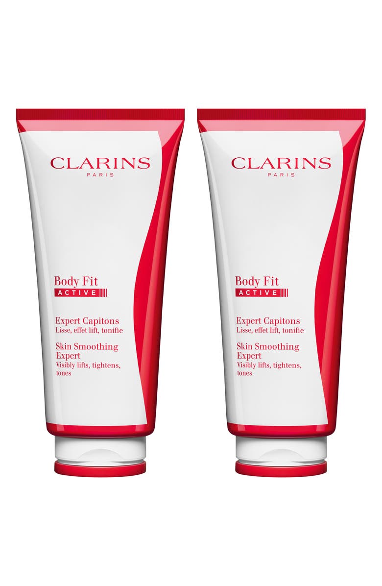 Clarins Body Fit Active Contouring & Smoothing Gel Cream Duo $156 Value, Main, color,