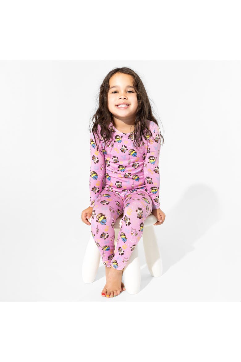 Kids' Despicable Me 4 Minions Always Popping Set of 2 Piece Pajamas, Alternate, color, Minions Always Popping