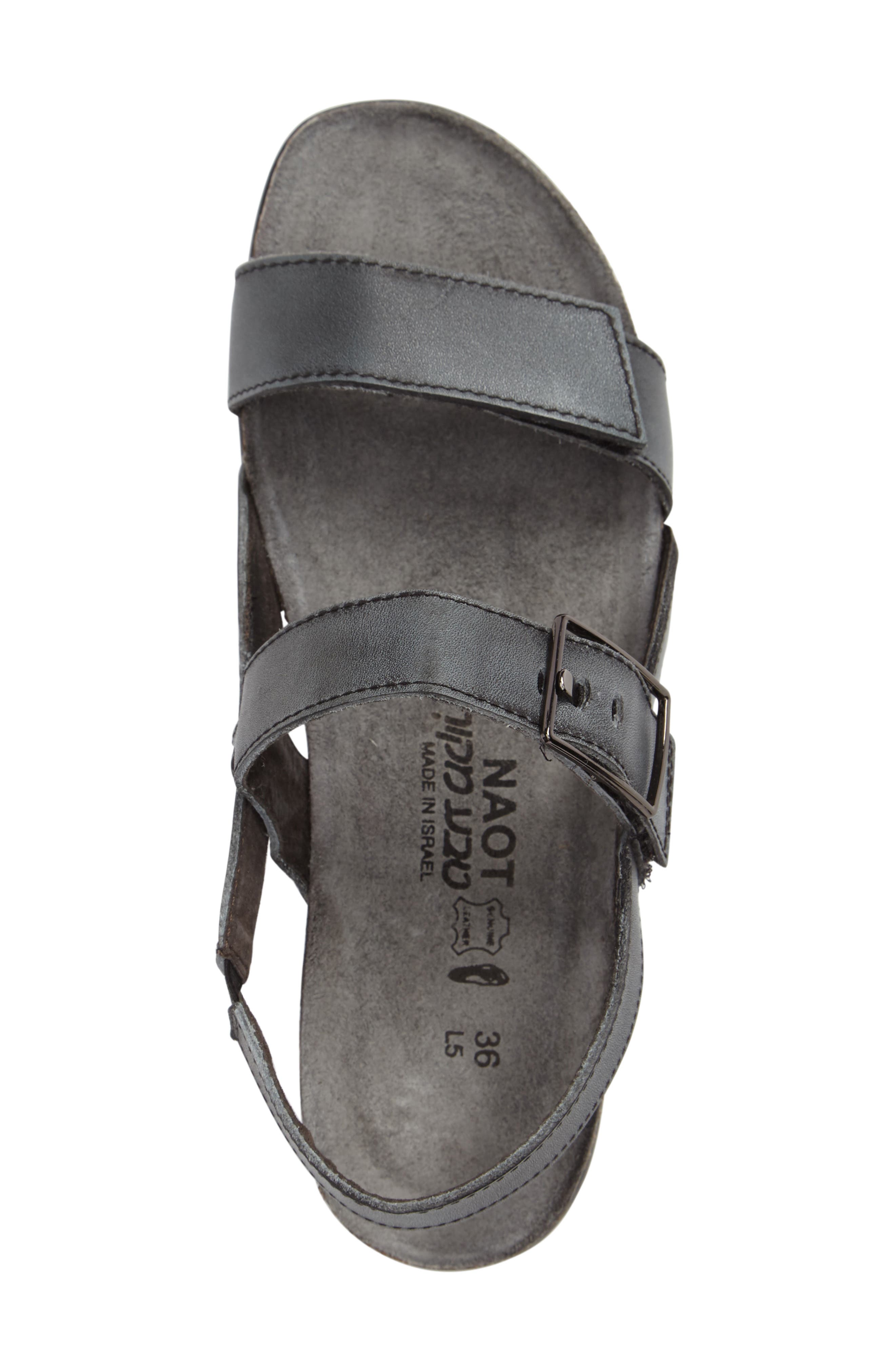 Norah Sandal, Alternate, color, VINTAGE SMOKE LEATHER