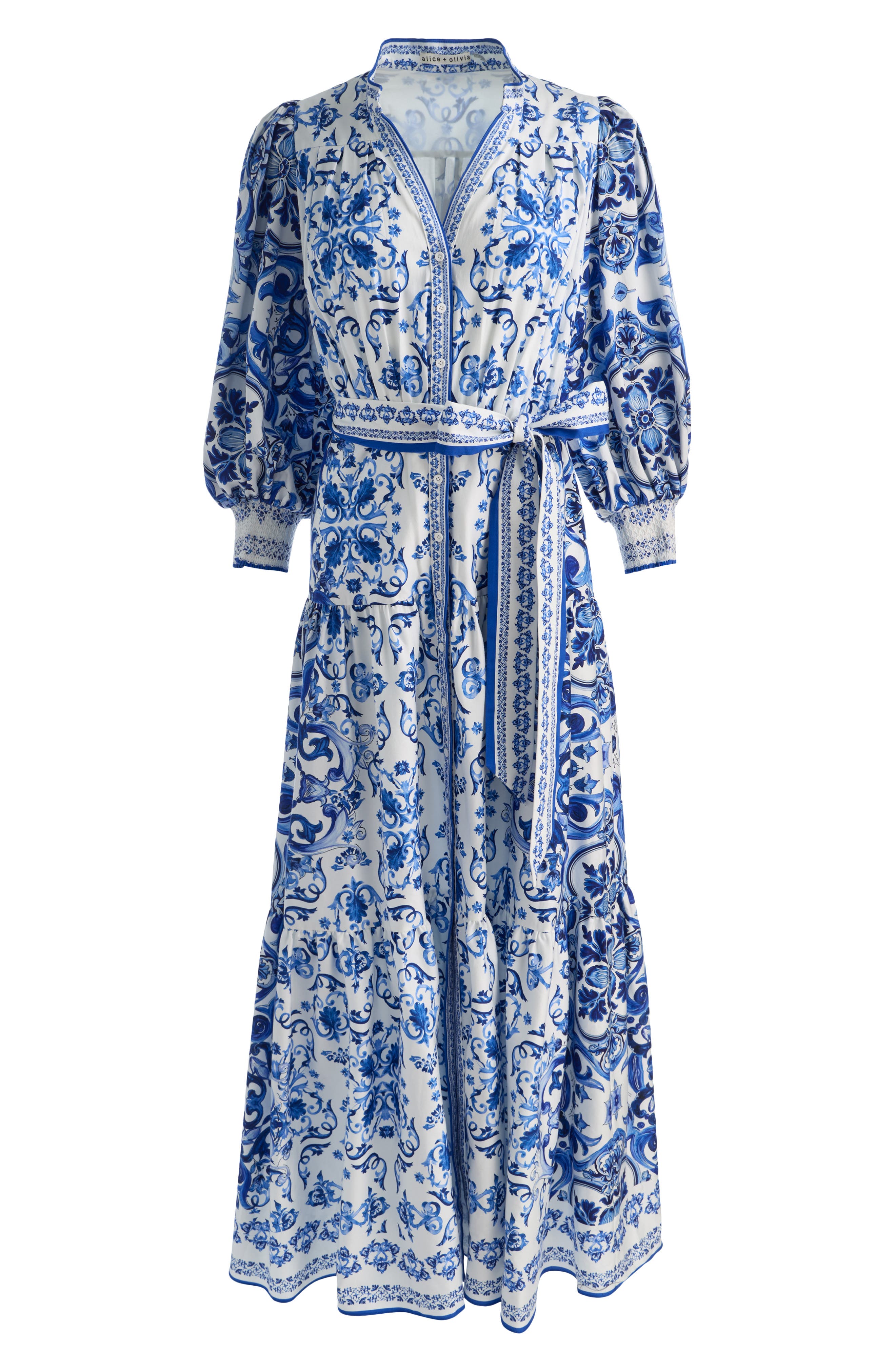 alice and olivia blue maxi dress + Women's Cora Tiered Shirtdress - Solstice Finish The Look With YEAR-11-FORMAL BRAELYNN A-LINE ROUND NECK Bottom Size:28x30