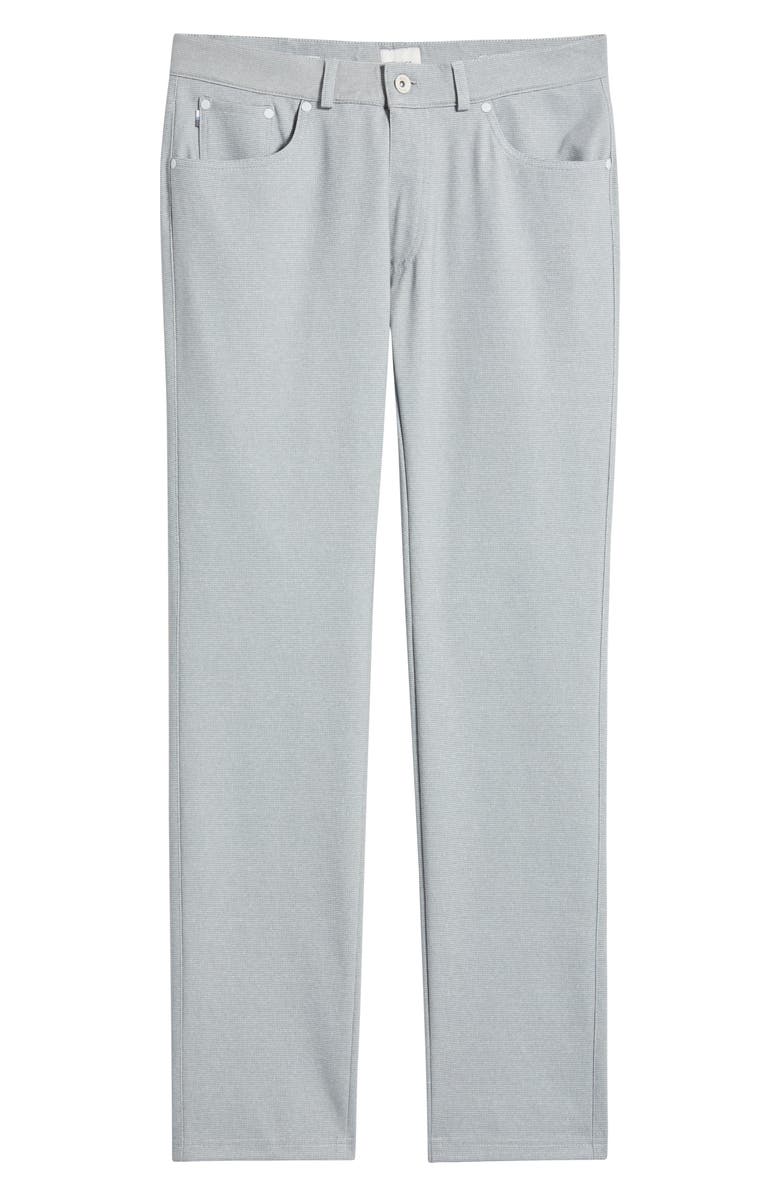 Brax Chuck Hi-Flex Modern Fit Houndstooth Five-Pocket Pants, Alternate, color, Platinum