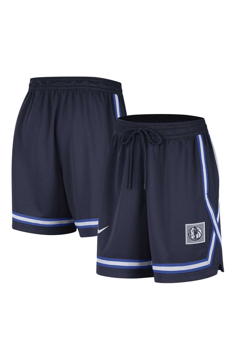 Nike Women's Nike Navy Dallas Mavericks Sideline Fly Crossover Performance Shorts, Main, color, Navy