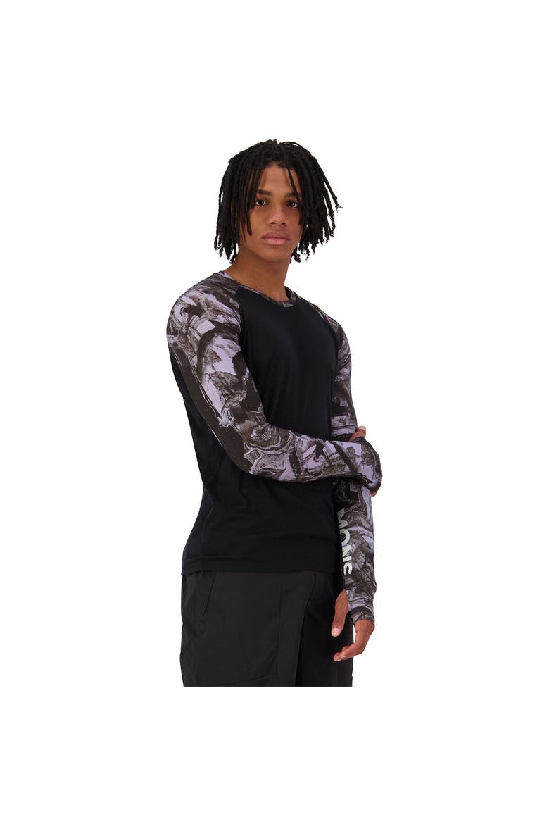 Temple Merino Long-Sleeve Shirt - Men's, Main, color, Rock Camo/Black