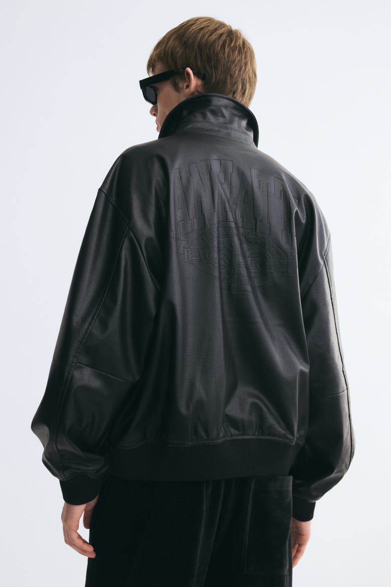 Blouson Jacket, Alternate, color, Black