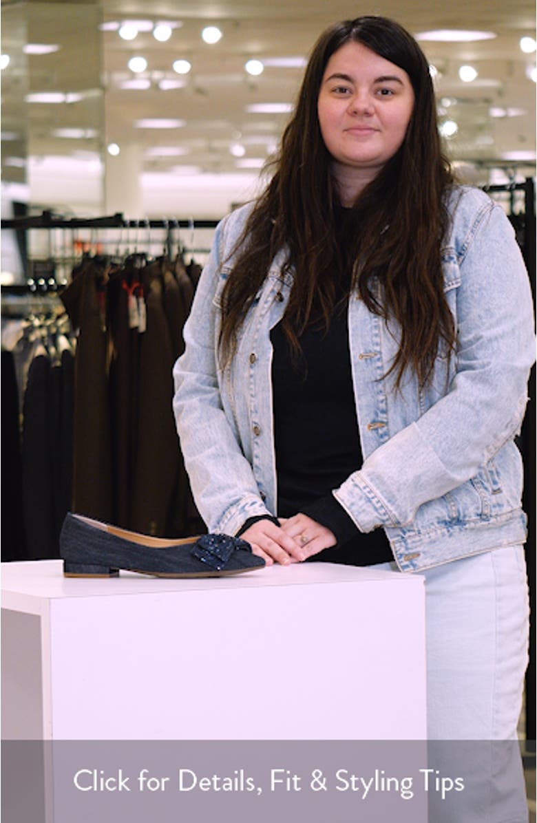 Alize Bow Pointed Toe Flat, sales video thumbnail