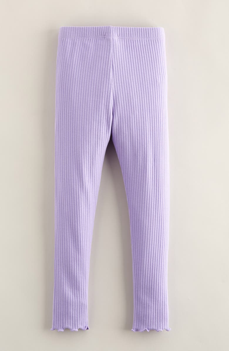 Tucker + Tate Kids' Rib Leggings, Alternate, color, Purple Bonnet