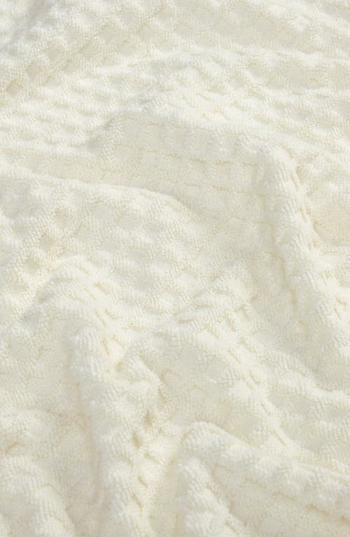 Woven & Weft Diamond 2-pack Bath Towel Set In White