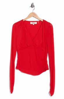 Noa Ruched Long Sleeve Top