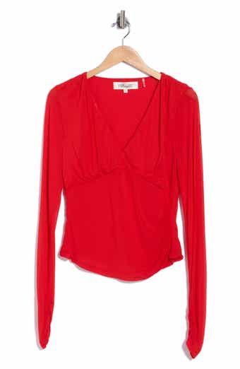 Noa Ruched Long Sleeve Top
