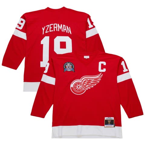 Men
s Steve Yzerman Scarlet Detroit Red Wings 1996-97 Power Play Jersey