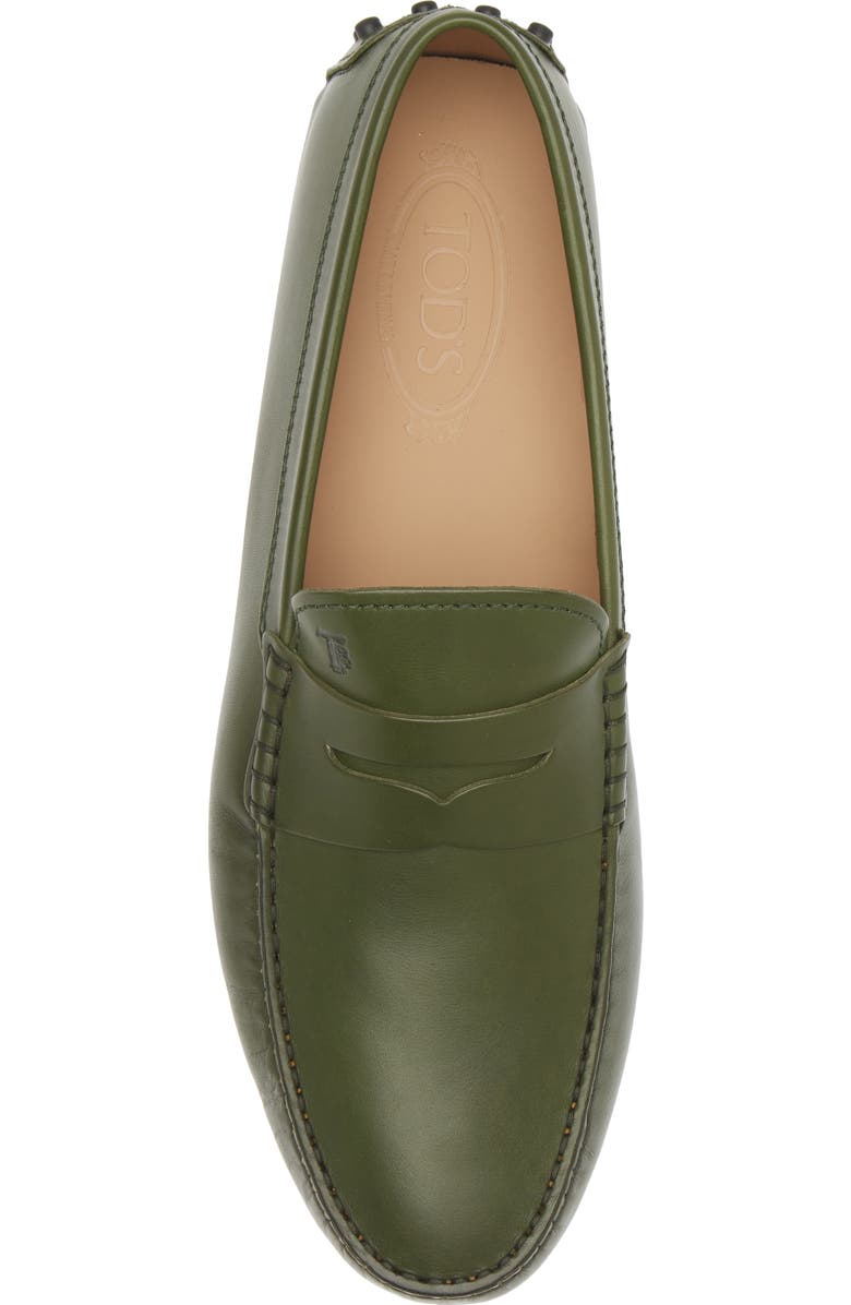 Tod's Calfskin Leather Driving Loafer, Alternate, color,