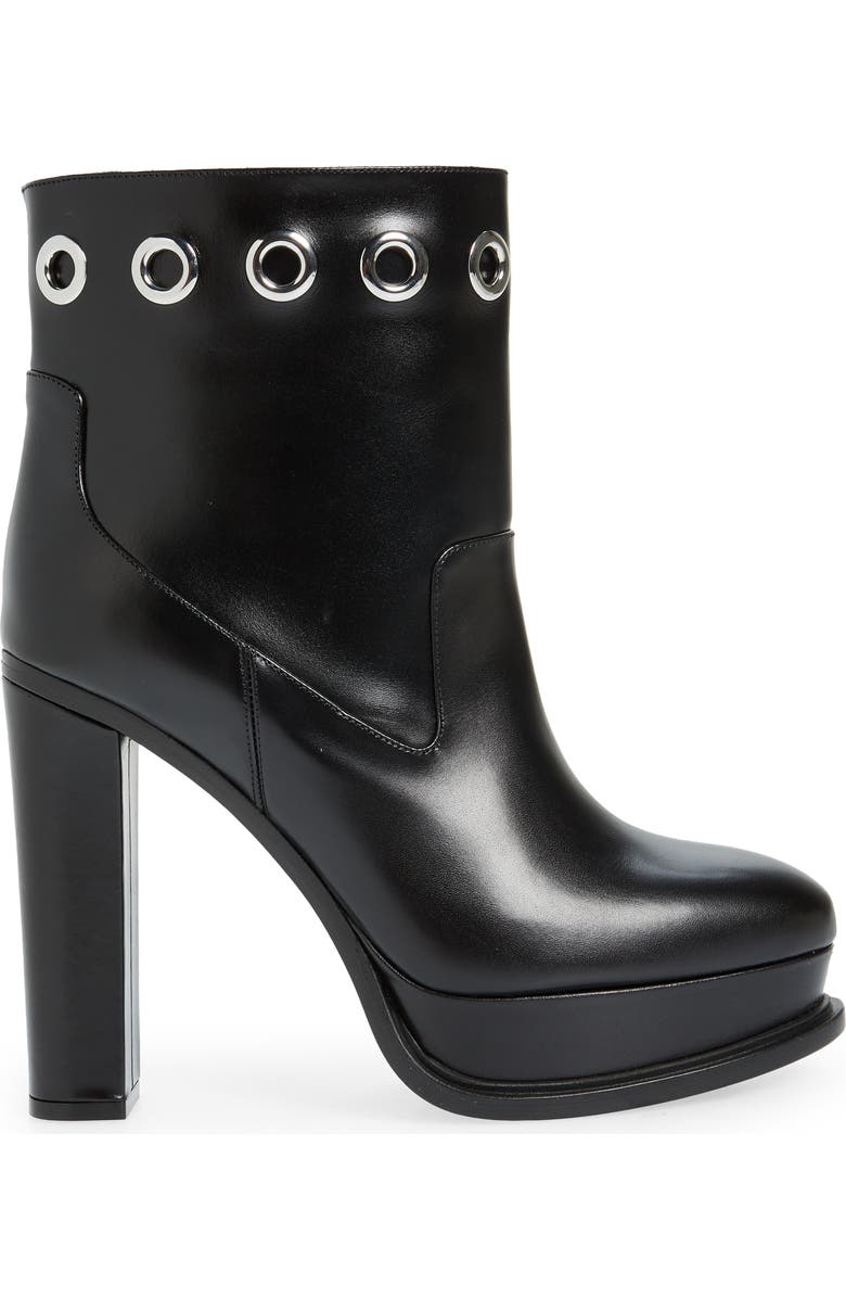 McQueen Studded Platform Bootie, Alternate, color,