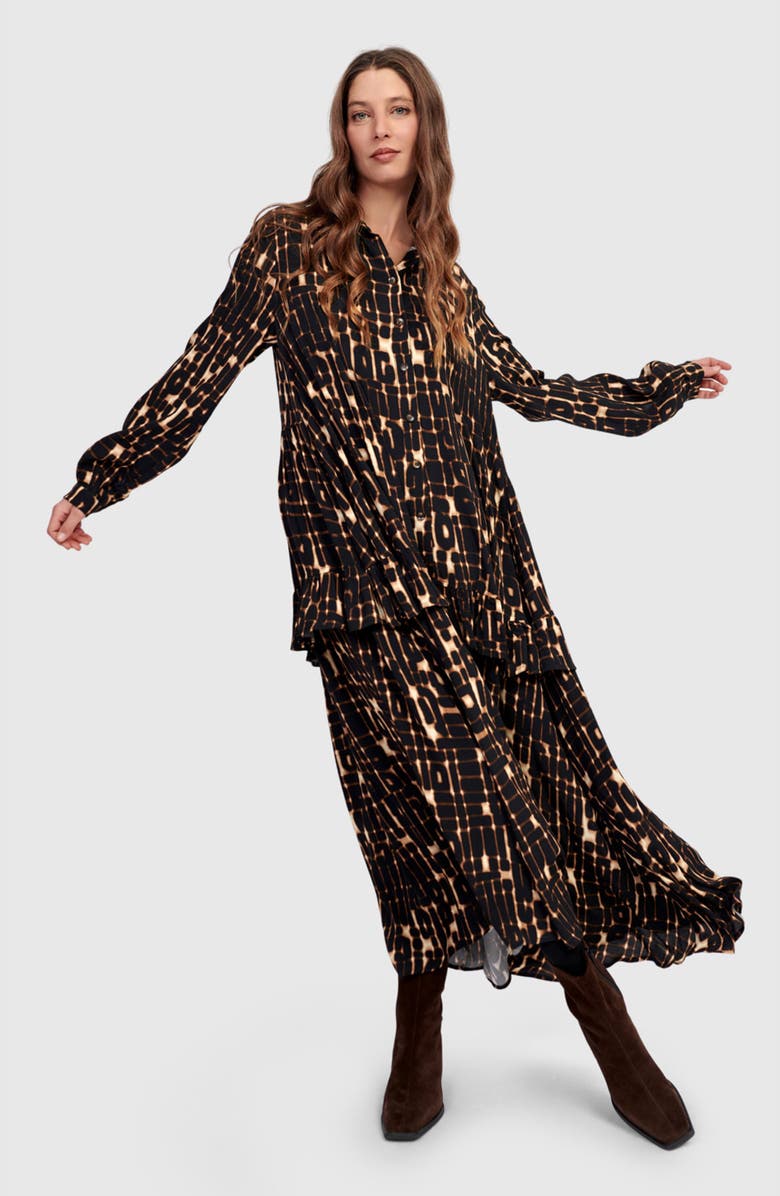 Alembika Tessera Maxi Dress, Alternate, color, Matrix