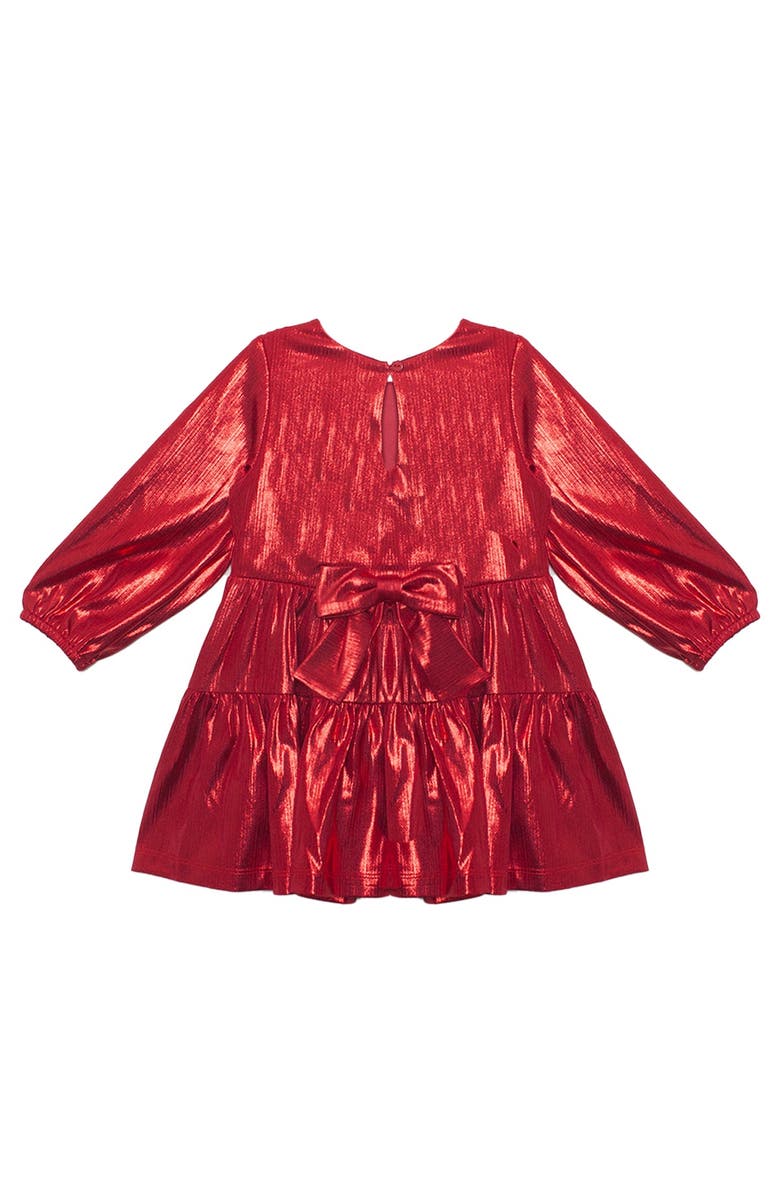 Isobella 
Chloe Ruby Red Teired Dress, Alternate, color, Red