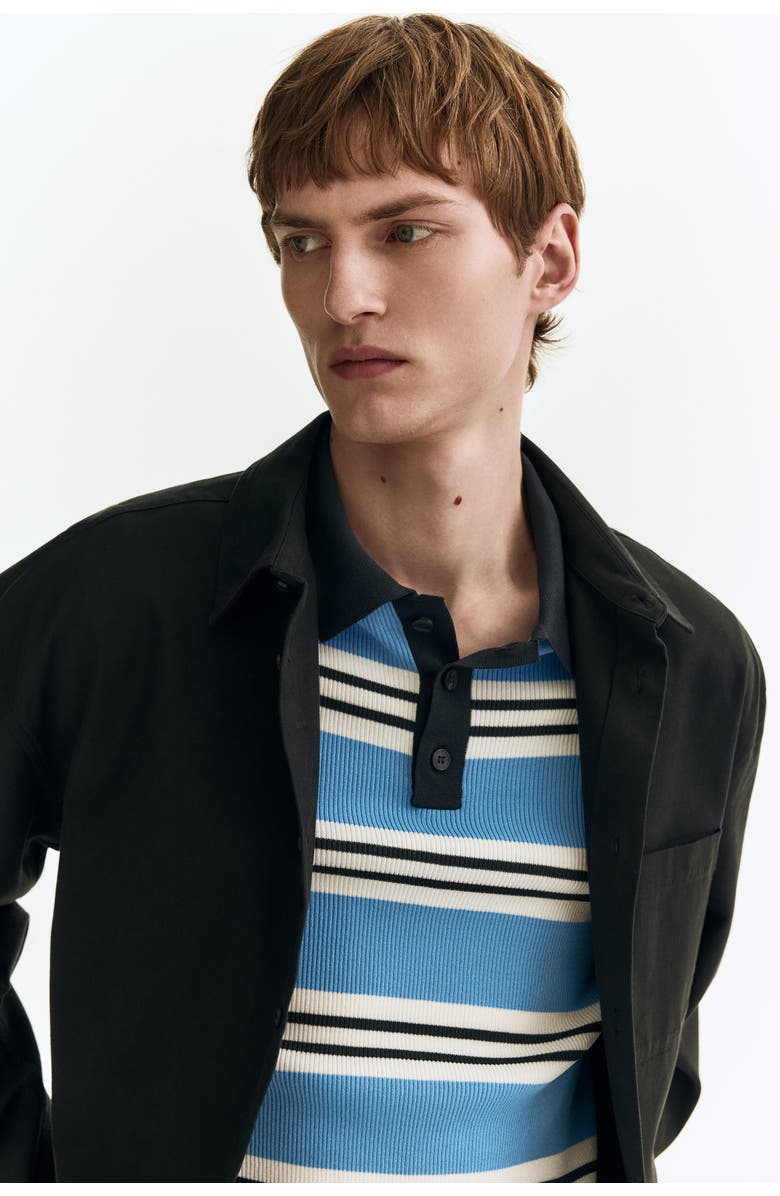 H&M Relaxed Fit Shirt, Alternate, color, Black