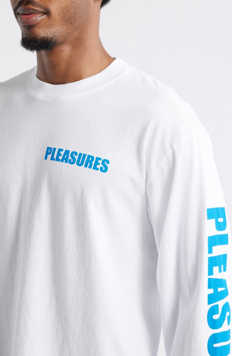PLEASURES Impact Staff Long Sleeve Graphic T-Shirt, Alternate, color,