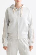 Scotch & Soda Ribbed Interlock Full Zip Hoodie