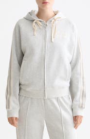 Scotch & Soda Ribbed Interlock Full Zip Hoodie