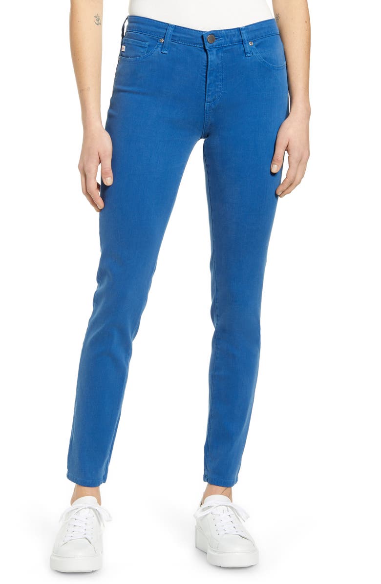 AG The Prima Ankle Cigarette Jeans, Main, color, Hi-White Marine