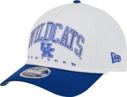 New Era Men's New Era White/Royal Kentucky Wildcats Arch Two-Tone Rope 9FORTY A-Frame M-Crown Adjustable Hat
