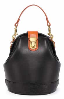 OLD TREND Doctor Bucket Leather Crossbody Bag