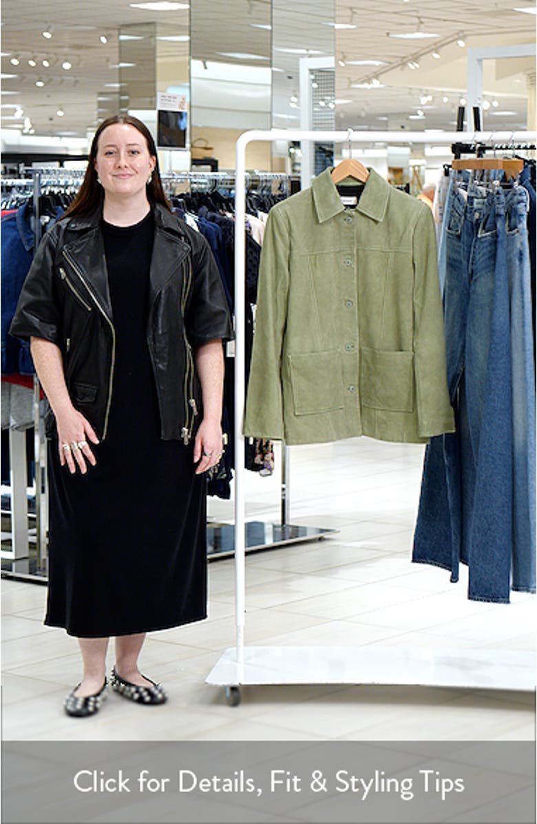 Veda Lincoln Suede Shirt Jacket, sales video thumbnail