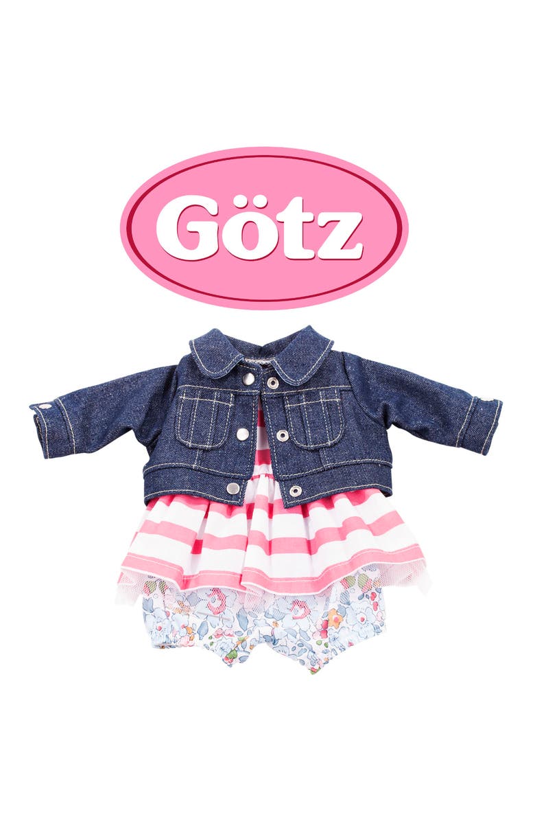 Gotz Vacanze Baby Combo Doll Clothing 3Piece Accessory Set Baby Dolls Fits 13", Alternate, color, Multicolored