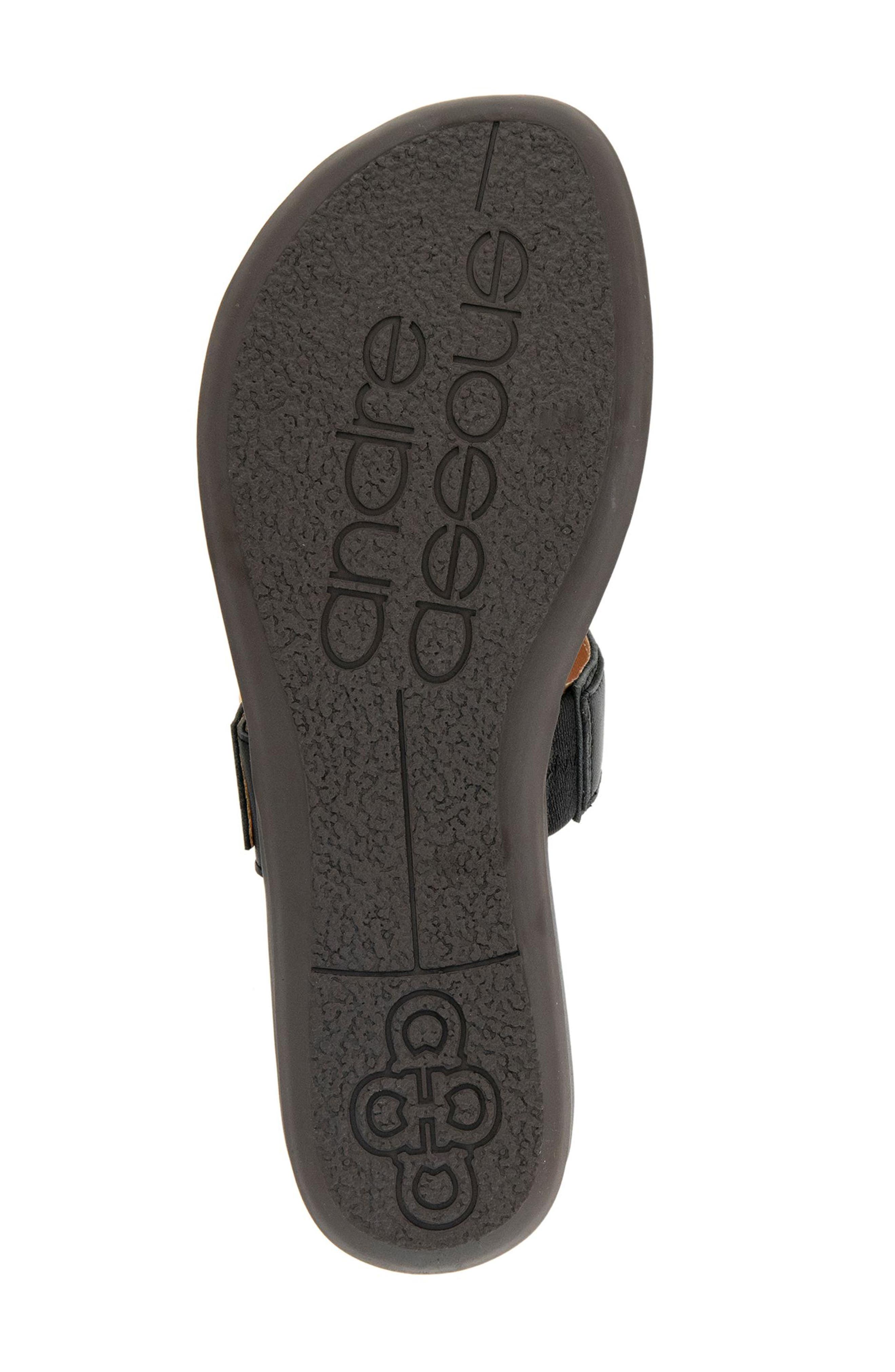 André Assous Nix Flip Flop, Alternate, color, Black