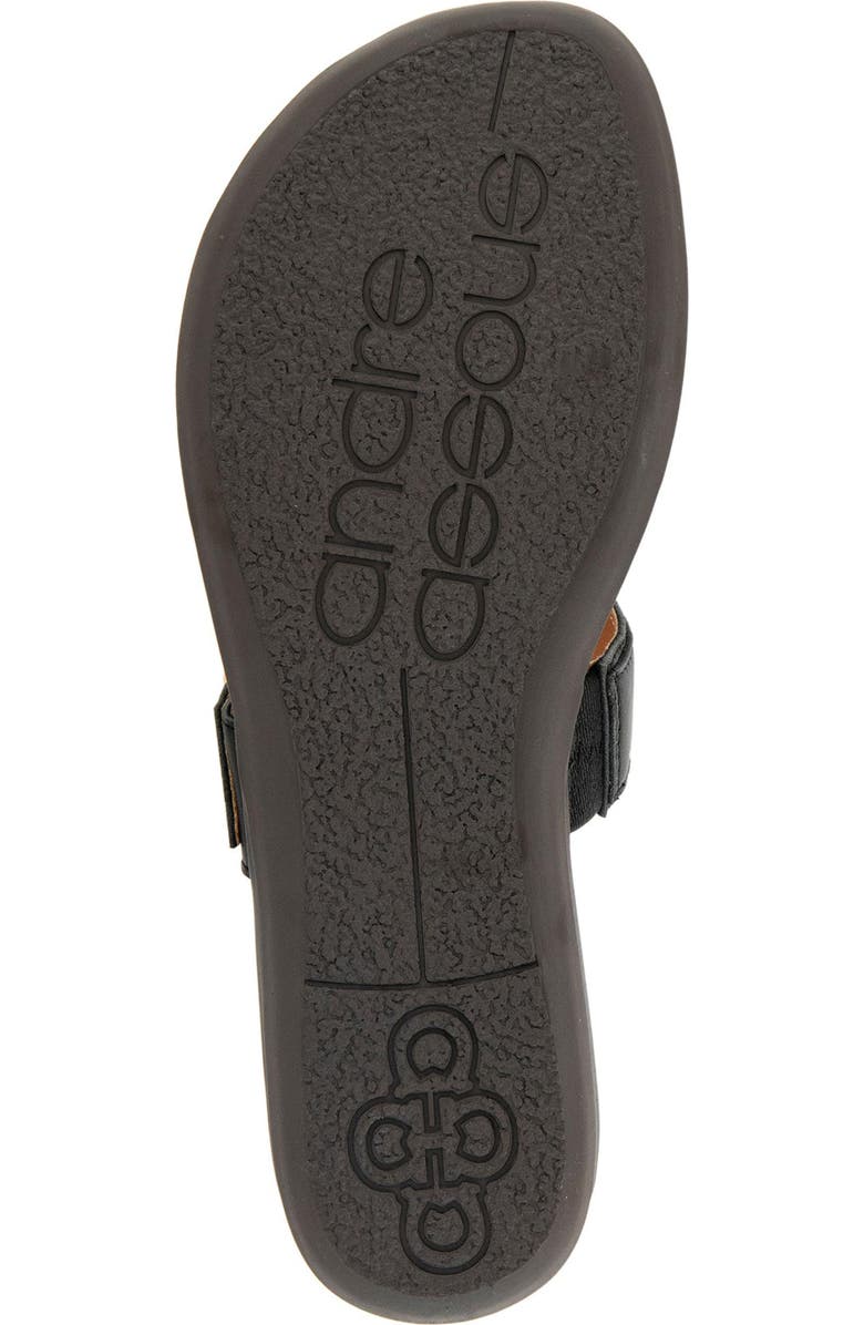 André Assous Nix Flip Flop, Alternate, color, Black