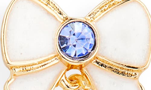 Leith Tassel Linear Earrings In White