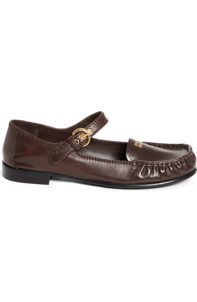 Miu Miu Mary Jane Loafer, Alternate, color, Moro