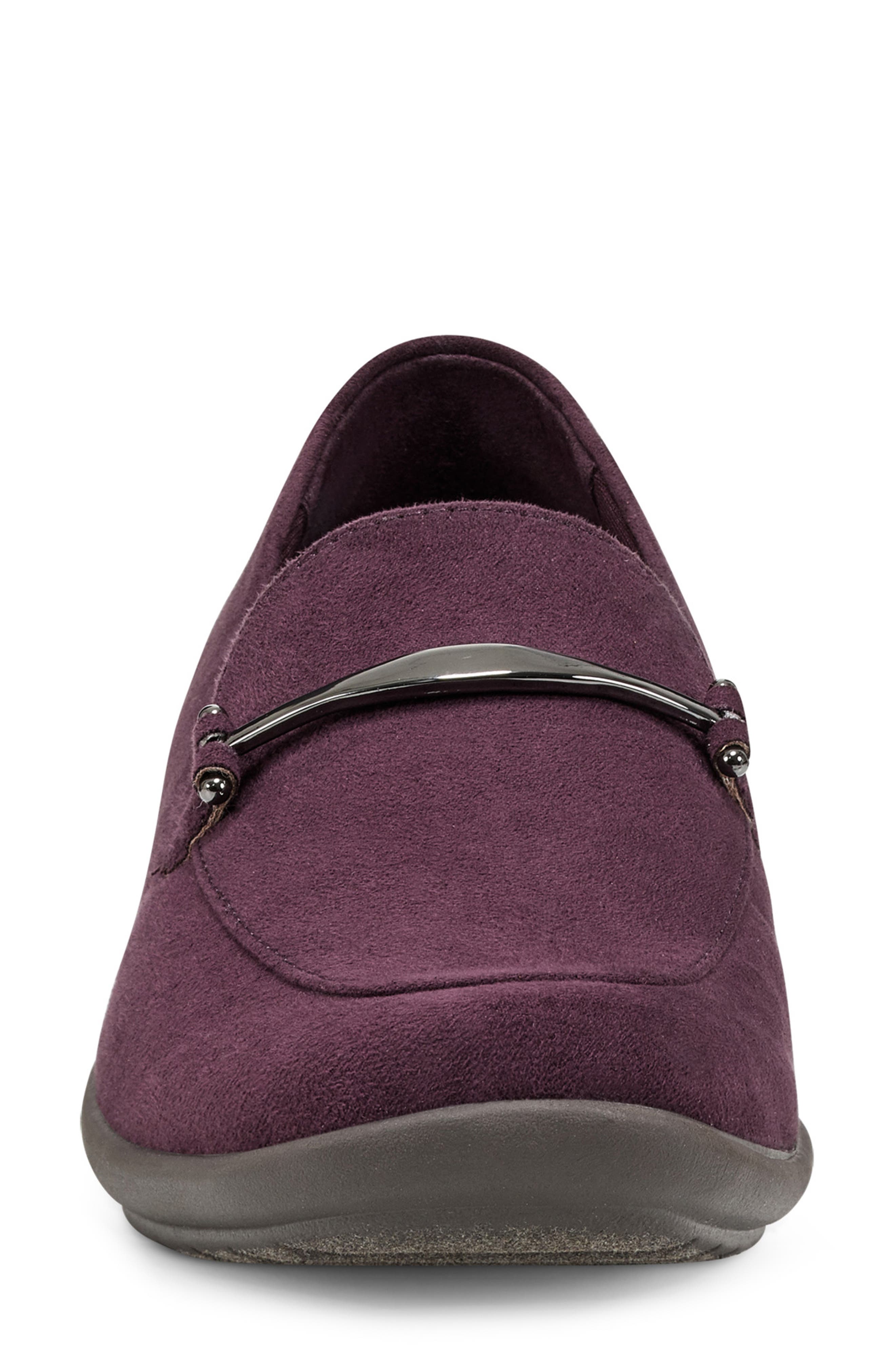 Easy Spirit Arena Loafer, Alternate, color, Plum