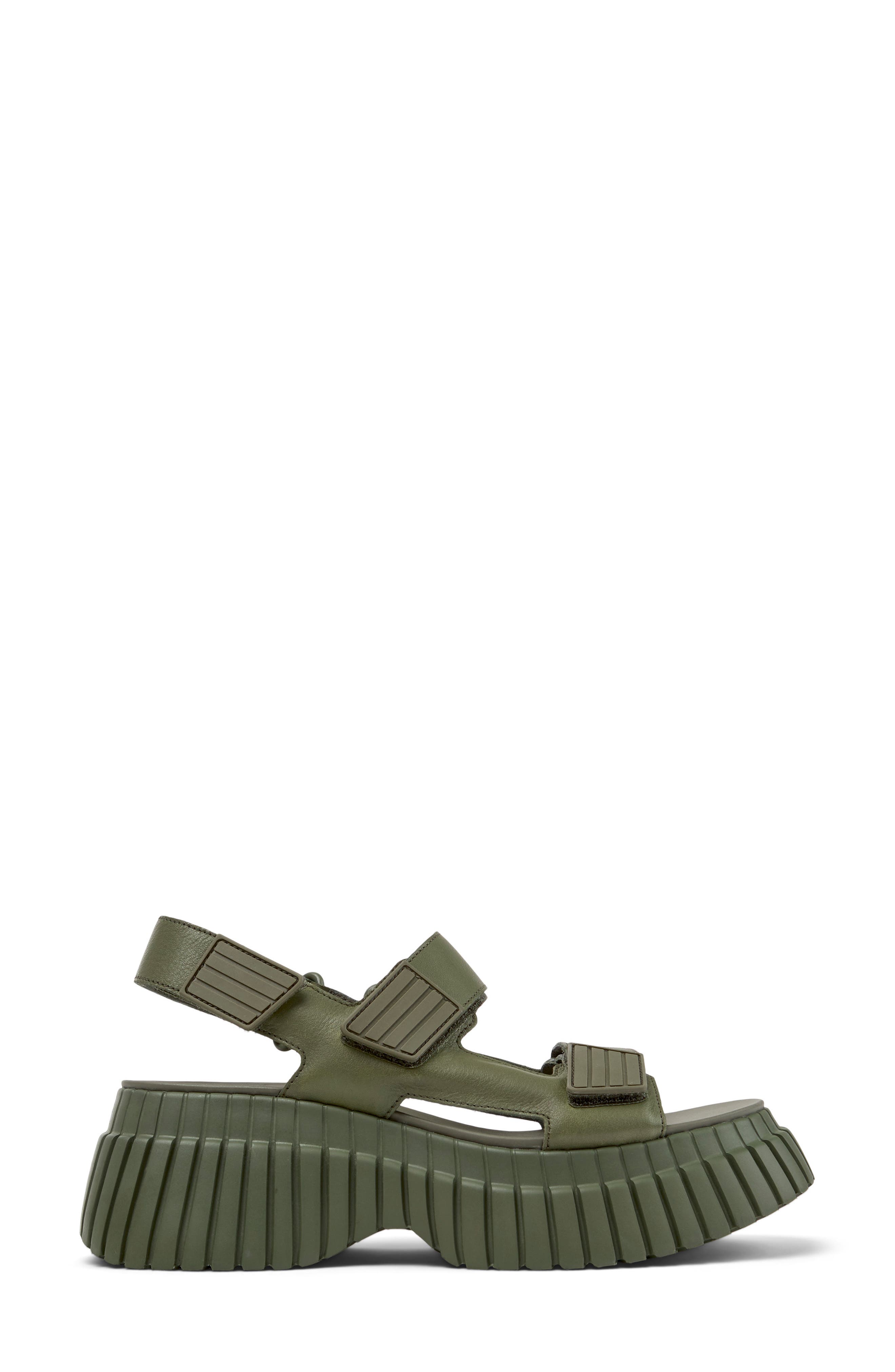 Camper Pix BCN 2-Strap Sandal, Alternate, color, Medium Green